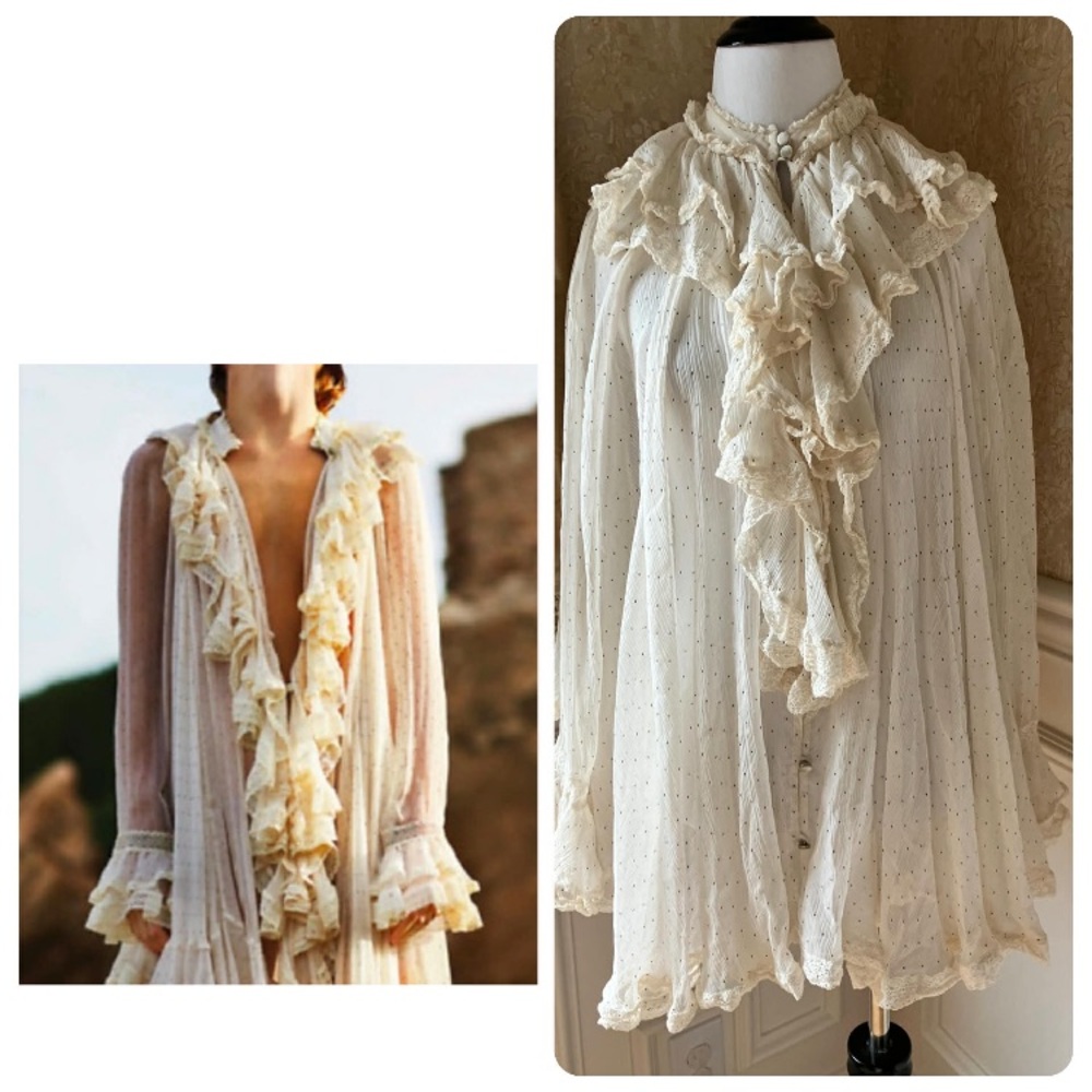 Zimmermann ruffled blouse